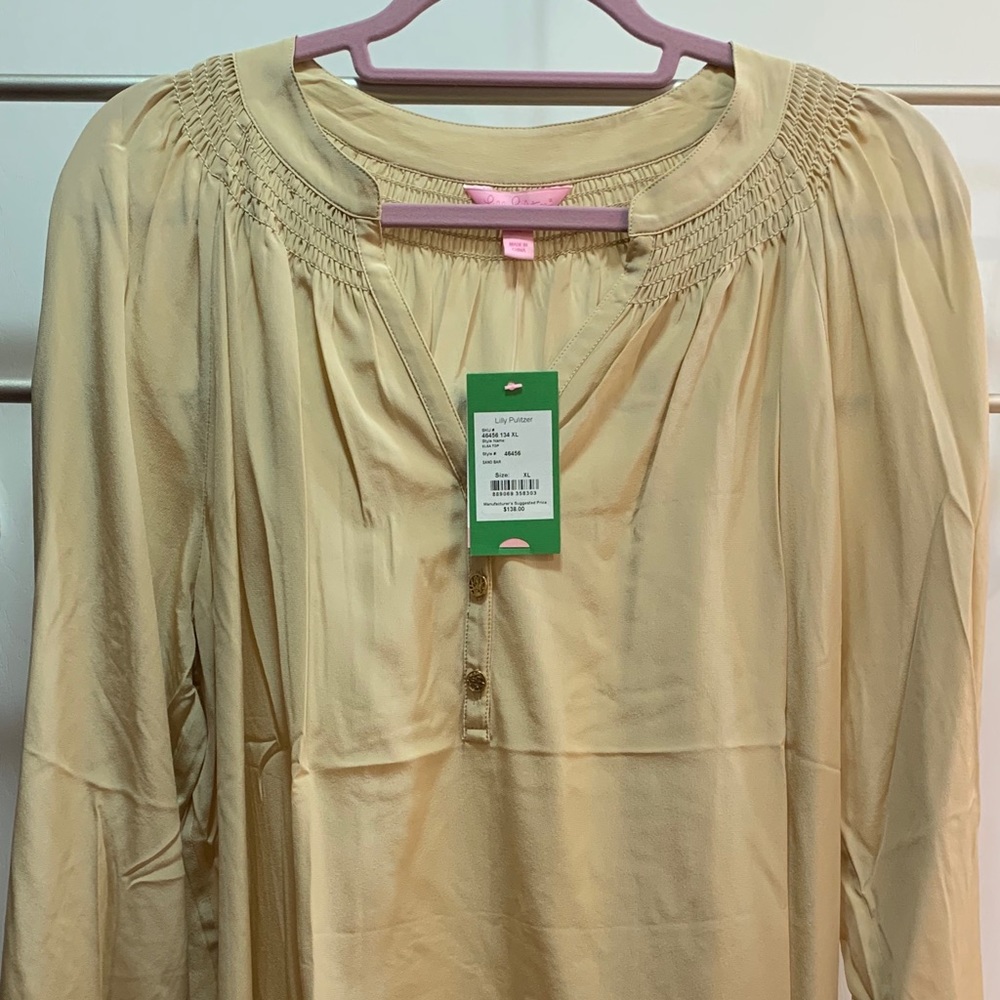 Lilly Pulitzer Size XL NWT Sand Elsa